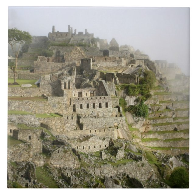 Carreau Pérou, Machu Picchu. L'ancienne citadelle de Machu (Devant)