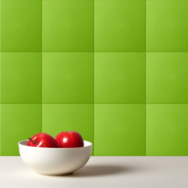 Carreau Perroquet massif de couleur claire vert citron (Créateur téléchargé)