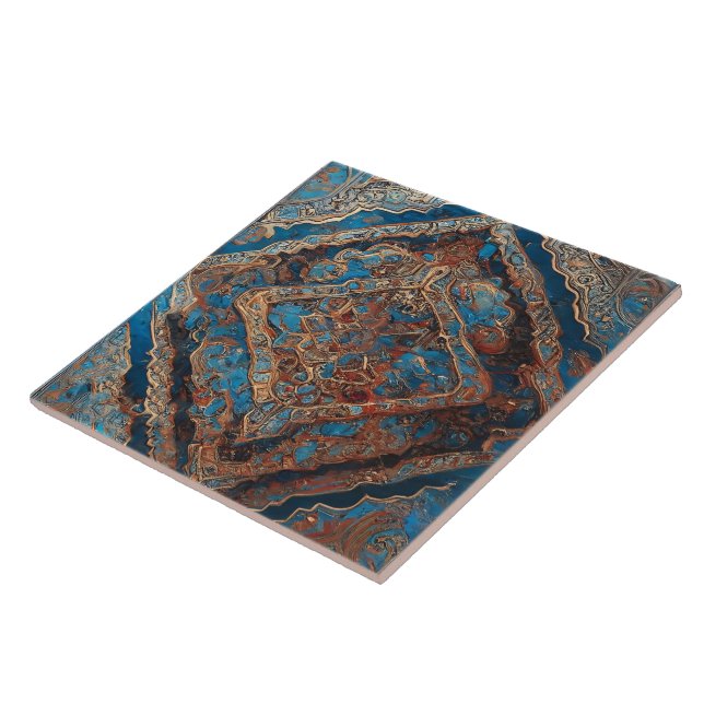 Carreau Perse Populaire Belle collection de vieux Motif (Côté)