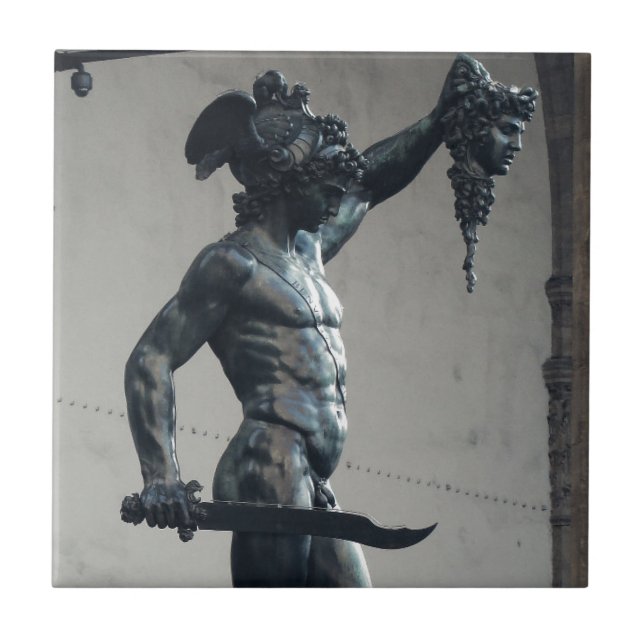 Carreau Perseus avec la tête de la méduse (Devant)