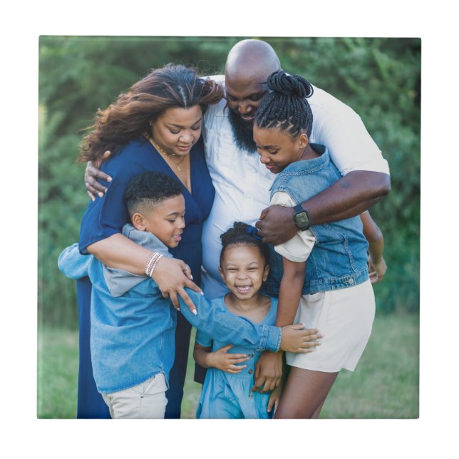 Carreau Personnalized Custom Your Own Photo Ceramic Tile (Devant)