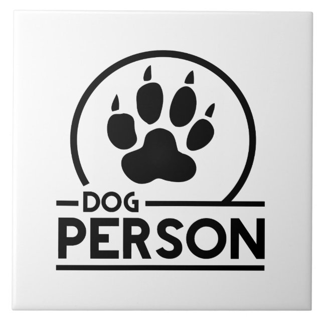 Carreau Personne de chien (Devant)