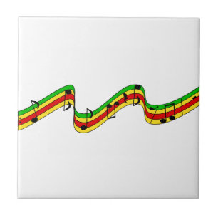 Carreau Personnel de musique de Rasta