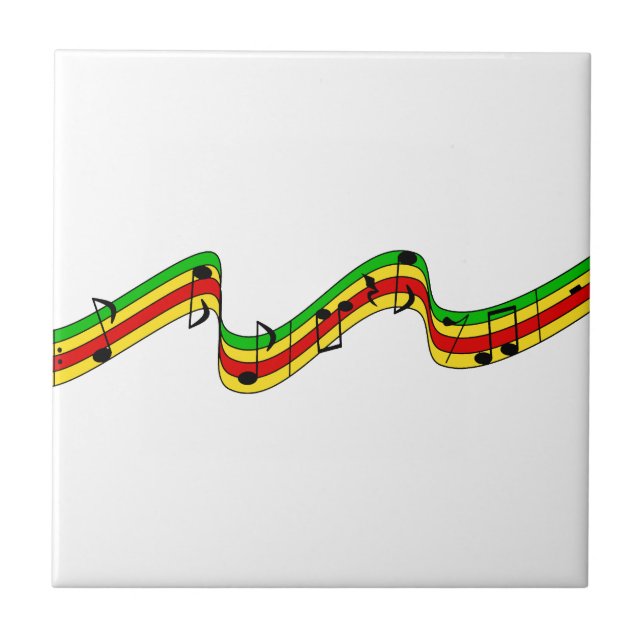 Carreau Personnel de musique de Rasta (Devant)