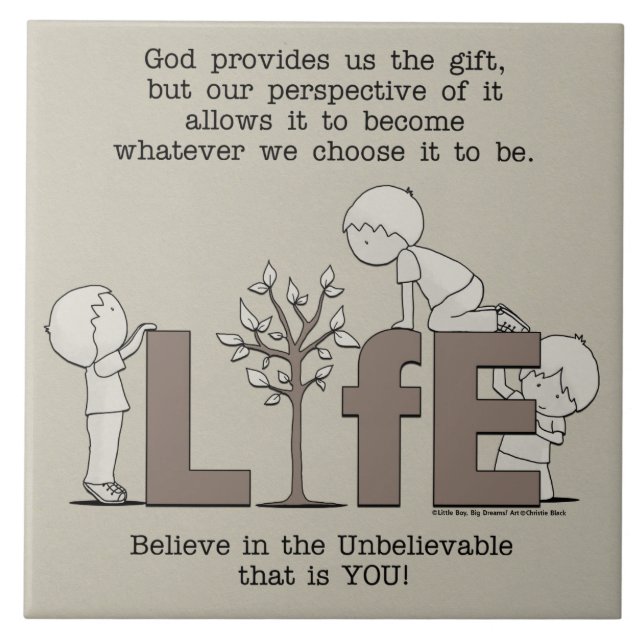 Carreau Perspective de la vie (Devant)