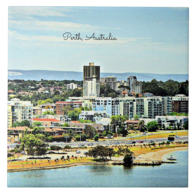 Carreau Perth, Australie vue panoramique (Devant)