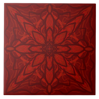 Carreau Pétale rouge