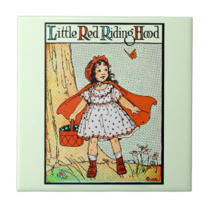 Carreau Petit Chaperon Rouge Vintage Mignon