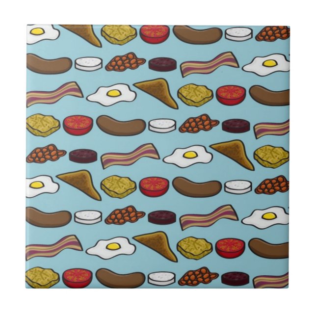 Carreau Petit déjeuner frit (Devant)