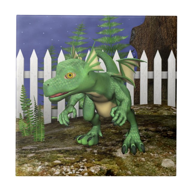 Carreau Petit dragon (Devant)