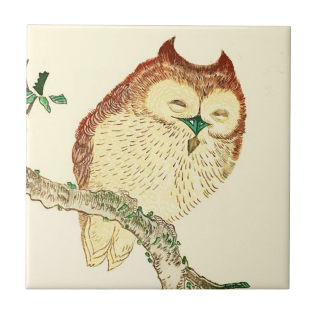 Carreau Petit hibou japonais (Devant)
