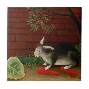 Carreau Petit lapin mignon (animal de compagnie) (Henri Ro