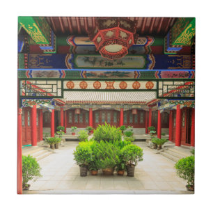 Carreau Petit temple de la Grande Oie sauvage, Chine
