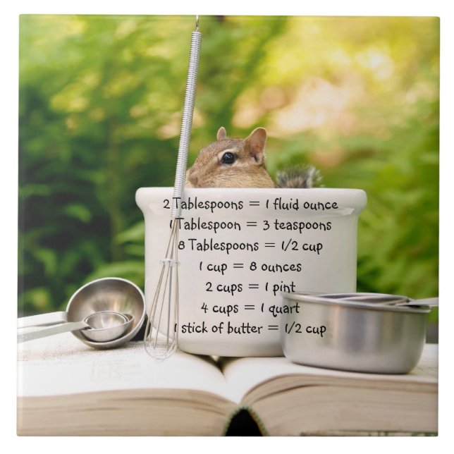 Carreau Petit trépied mignon de tamia de Baker (Devant)