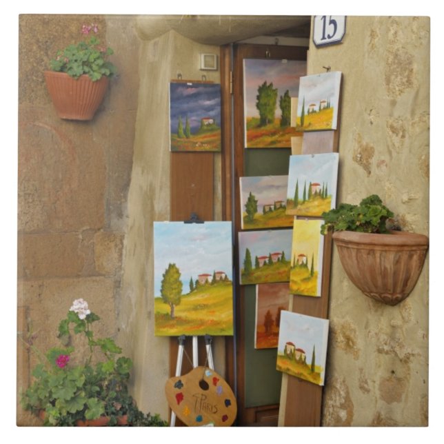 Carreau Petite pente avec des oeuvres d'art à vendre sur l (Devant)