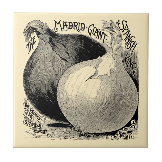 Carreau Petites annonces de fruits et oignons végétaux de  (Devant)