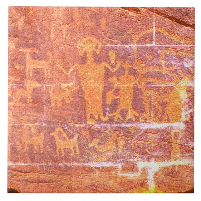 Carreau Petroglyph Sud-Ouest Proep Light Orange (Devant)