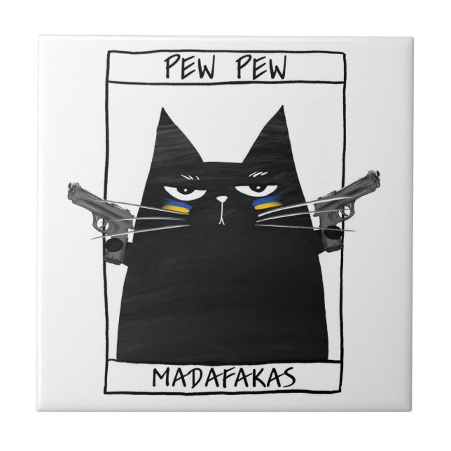 Carreau Pew Pew Madafakas (Devant)