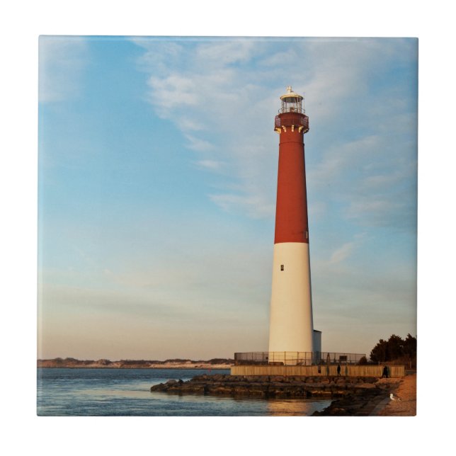 Carreau Phare de Barnegat, île de Long Beach, NJ (Devant)