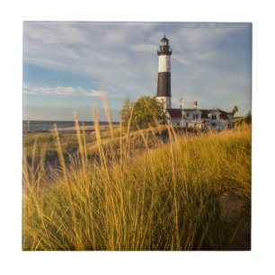 Carreau Phare de Big Sable Point sur le lac Michigan