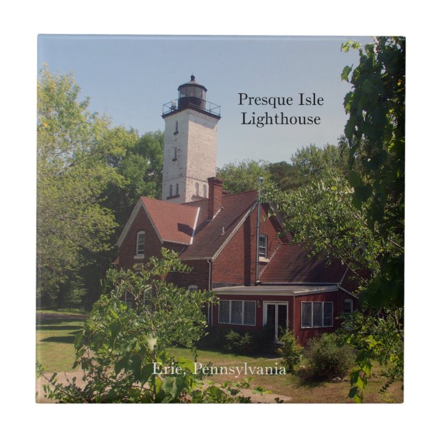 Carreau Phare de Presque Isle Erie, tuile de PA (Devant)