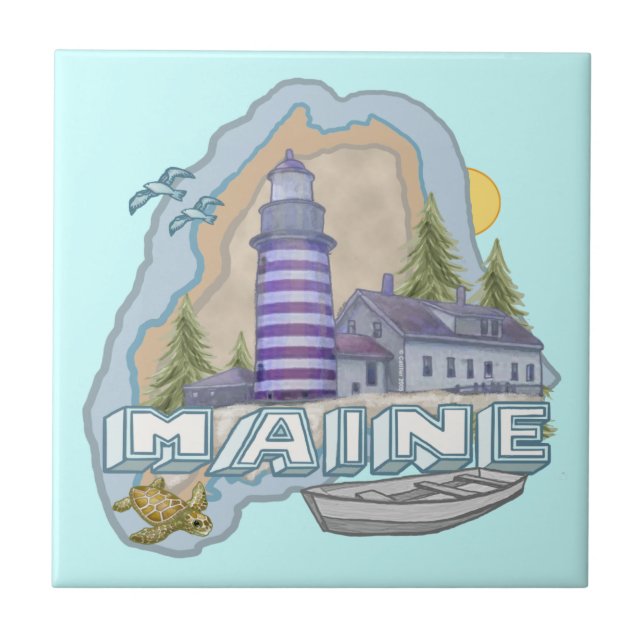 Carreau Phare du Maine (Devant)