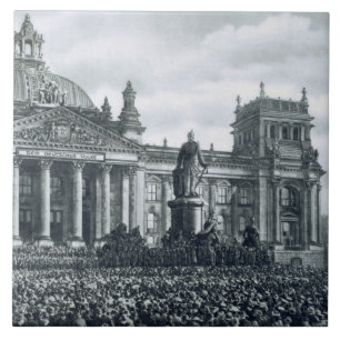 Carreau Philipp Scheidemann (1865-1939) donne une adresse