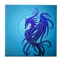 Phoenix tribal bleu