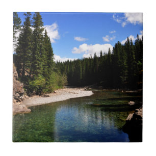 Carreau Photo de Canoe Meadows Kananaskis Canada