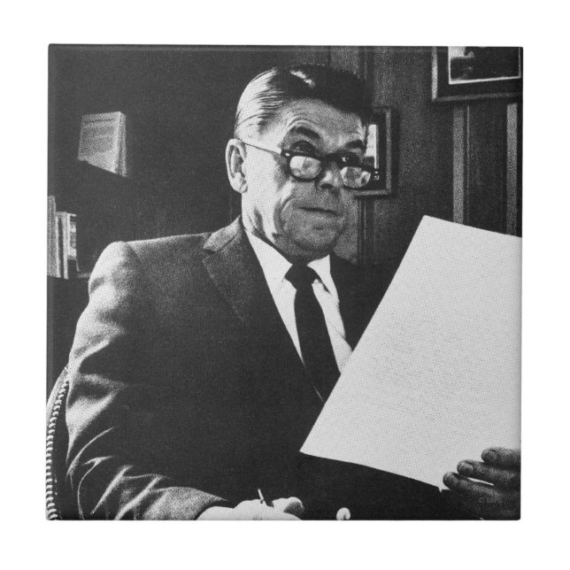 Carreau Photo de Ronald Reagan (Devant)