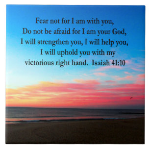 CARREAU PHOTO DE SERENE ISAIAH 41:10 SUNRISE