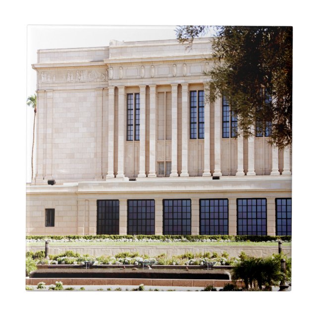 Carreau photo du temple mormon lds de mesa en arizona (Devant)