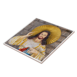 Carreau Photo et citation de Jésus-Christ