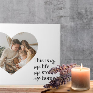 Carreau Photo Famille Couple Moderne & Citation Famille Ca