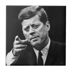 Carreau Photographie de John F. Kennedy 3