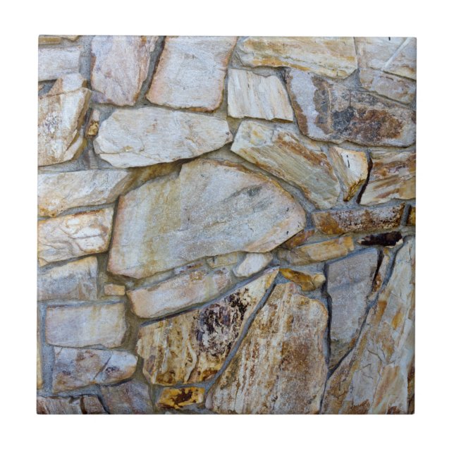 Carreau Photographie de nature de texture de mur de roche (Devant)