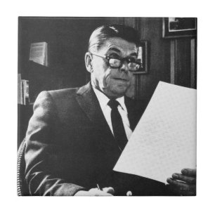 Carreau Photographie de Ronald Reagan
