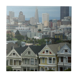 Carreau Photographie de scène urbaine de San Francisco Pos