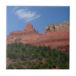 Carreau Photographie de Steamboat Rock à Sedona Arizona