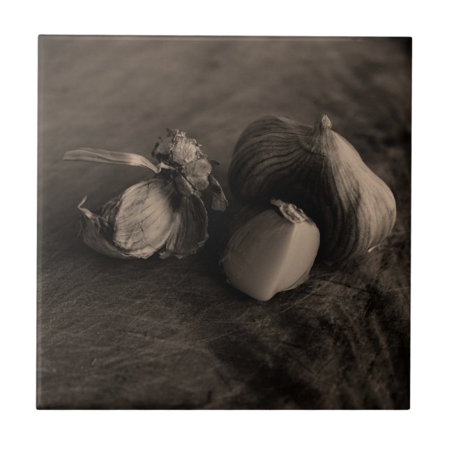 Carreau Photos d'Art de l'ail Still Life (Devant)