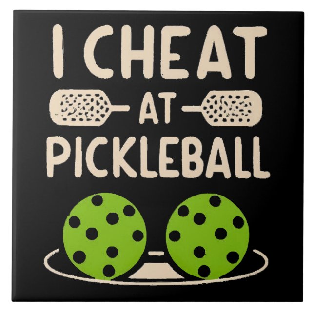 Carreau Pickleball Drôle (Devant)