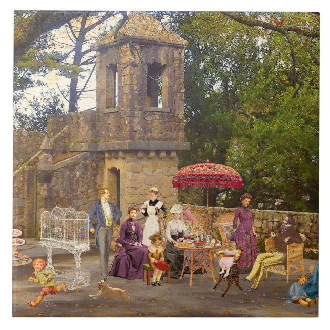 Carreau Picnic en la Quinta da Regaleira (Devant)