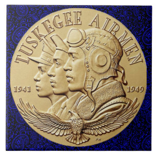 CARREAU PIÈCE DE MONNAIE D'AVIATEURS DE TUSKEGEE