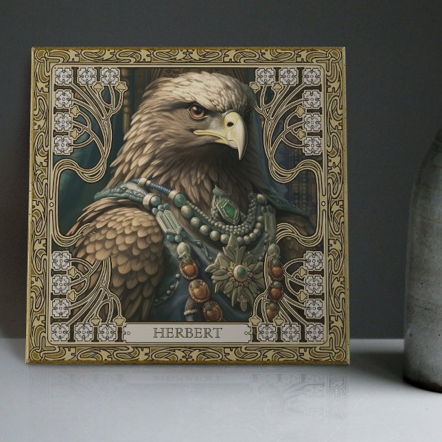 Carreau Pièce Retournante Tribale Eagle Spirit personnalis (Créateur téléchargé)