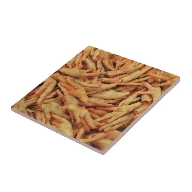 Carreau Pieds crus de poulet (Côté)