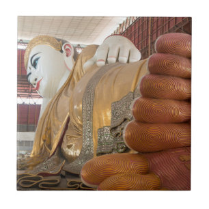 Carreau Pieds de la statue de Bouddha