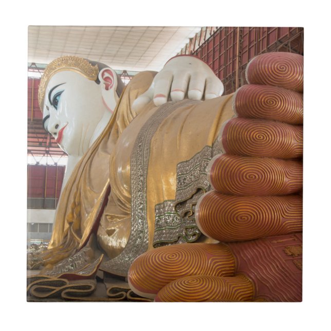 Carreau Pieds de la statue de Bouddha (Devant)