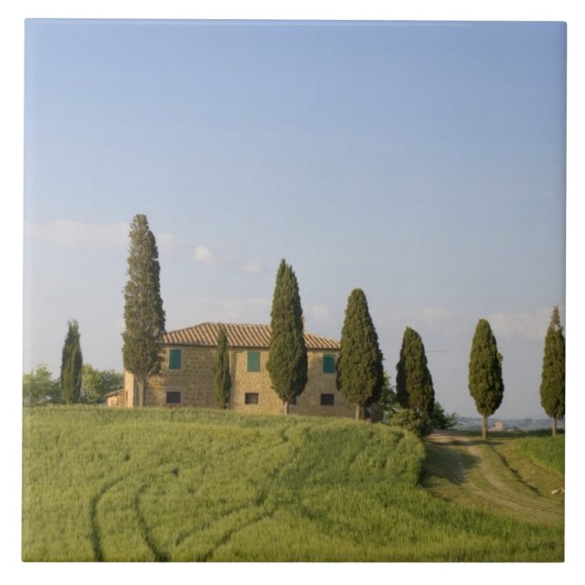 Carreau Pienza, Val d'Orcia, province de Sienne, Toscane, (Devant)