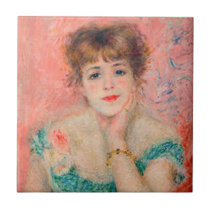 Carreau Pierre-Auguste Renoir - Actrice Jeanne Samary