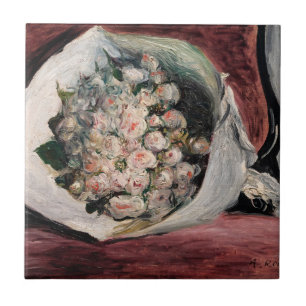 Carreau Pierre-Auguste Renoir - Bouquet dans une boîte